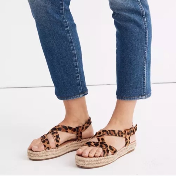 NWT Madewell Leopard Wedges - Picture 2 of 6